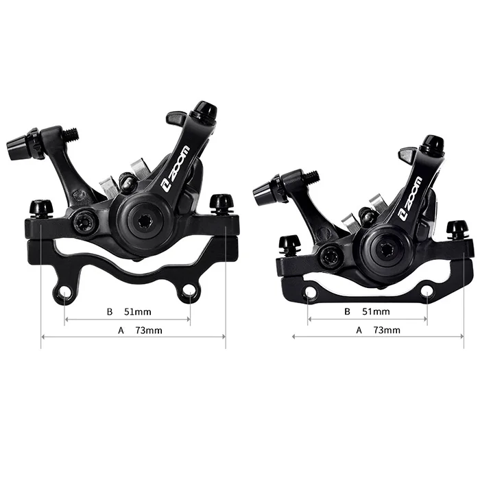 Cheap Bicycle Mechanical Disc Brake Calipers Zoom Ball Bearing Bilateral Brake Calipers For MTB Road Bike