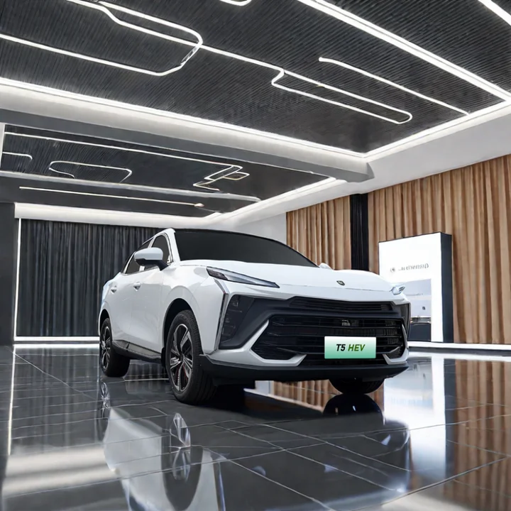 Dongfeng Forthing T5 HEV Electric SUV High-Performance Hybrid Oil Cooling Turbo Intercooling 7 Seats Lithium Direct China