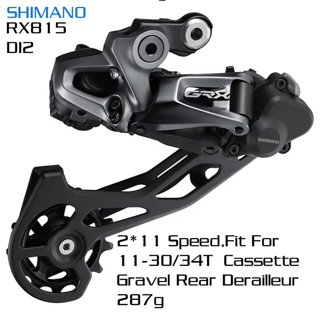 Shimano GRX RX RD RX812 RX810 RX815 RX817 2x11s Road Bike Rear Derailleur Shadow+ Clutch Compatible With RX800 R8000 R7000