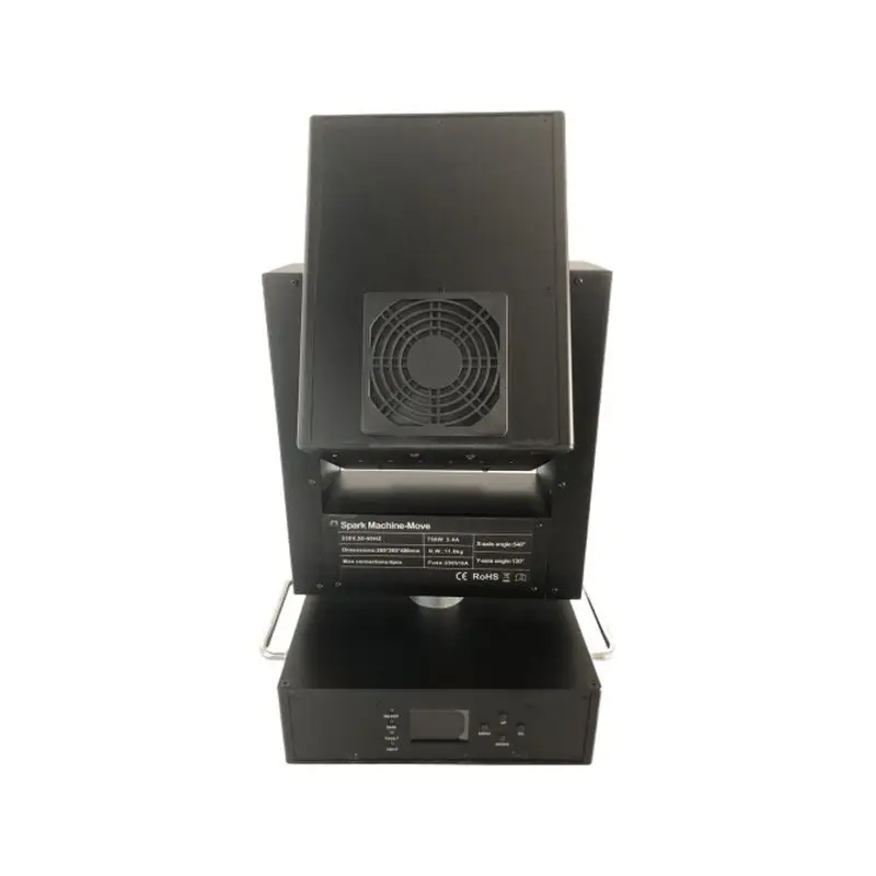 Moving head cold pro spark machine rotate cold fireworks sparkler for special dj stage wedding show