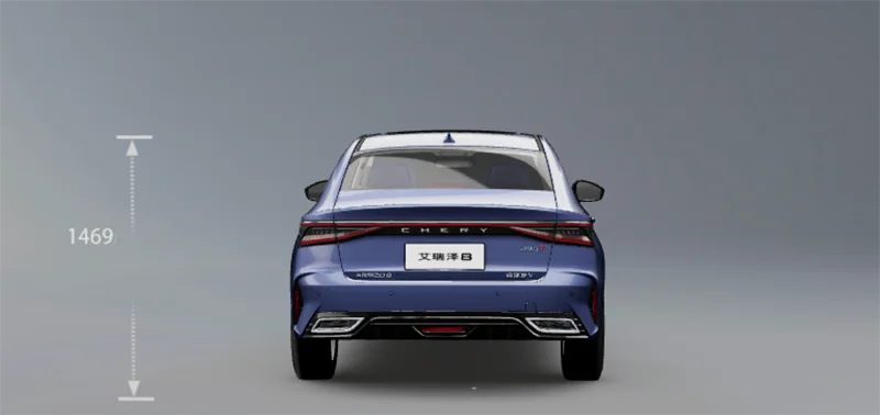 Hot Sale Car Fuel Gasoline Petrol Arrizo 8 5 Seats High Speed China Used Car Chery Arrizo 8 for Sale in Stock
