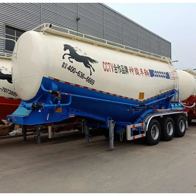 3 axles 26.8 cbm 30 tons bulk cement tank semi-trailer