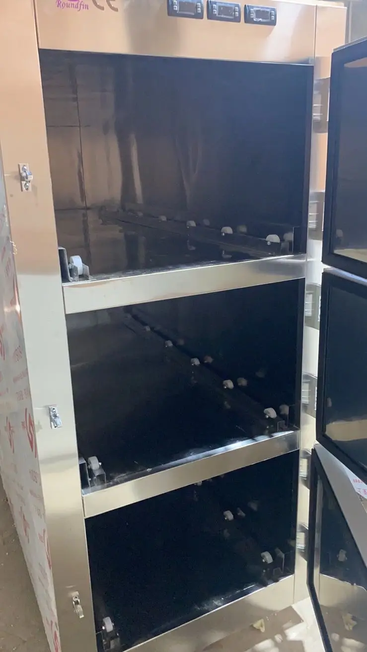 Roundfin Morgue Refrigerator Equipment 3 Corpses Medical Body Freezer Mortuary Refrigerator