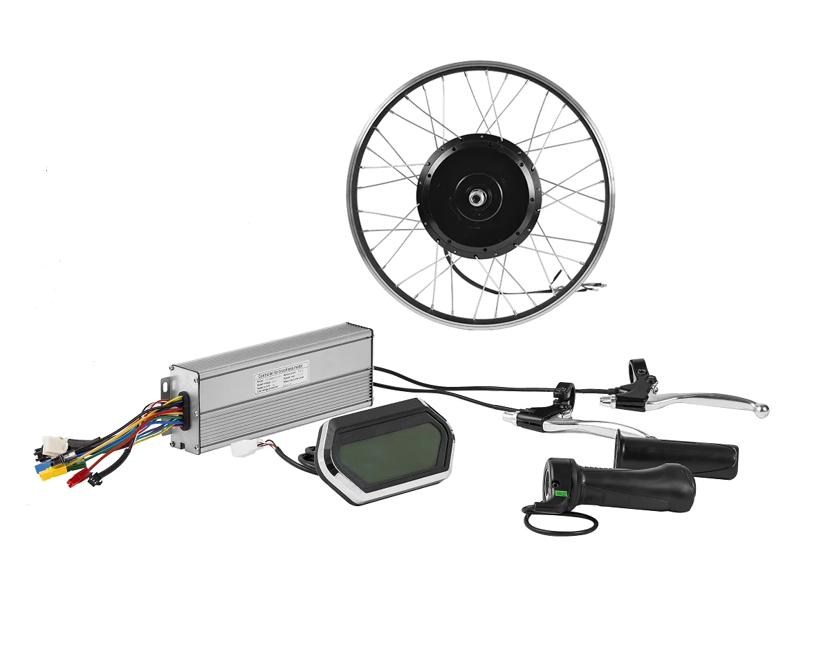 MXUS 5K 5000w turbo hub motor kits with sabvoton controller and 750C display electric motorcycle