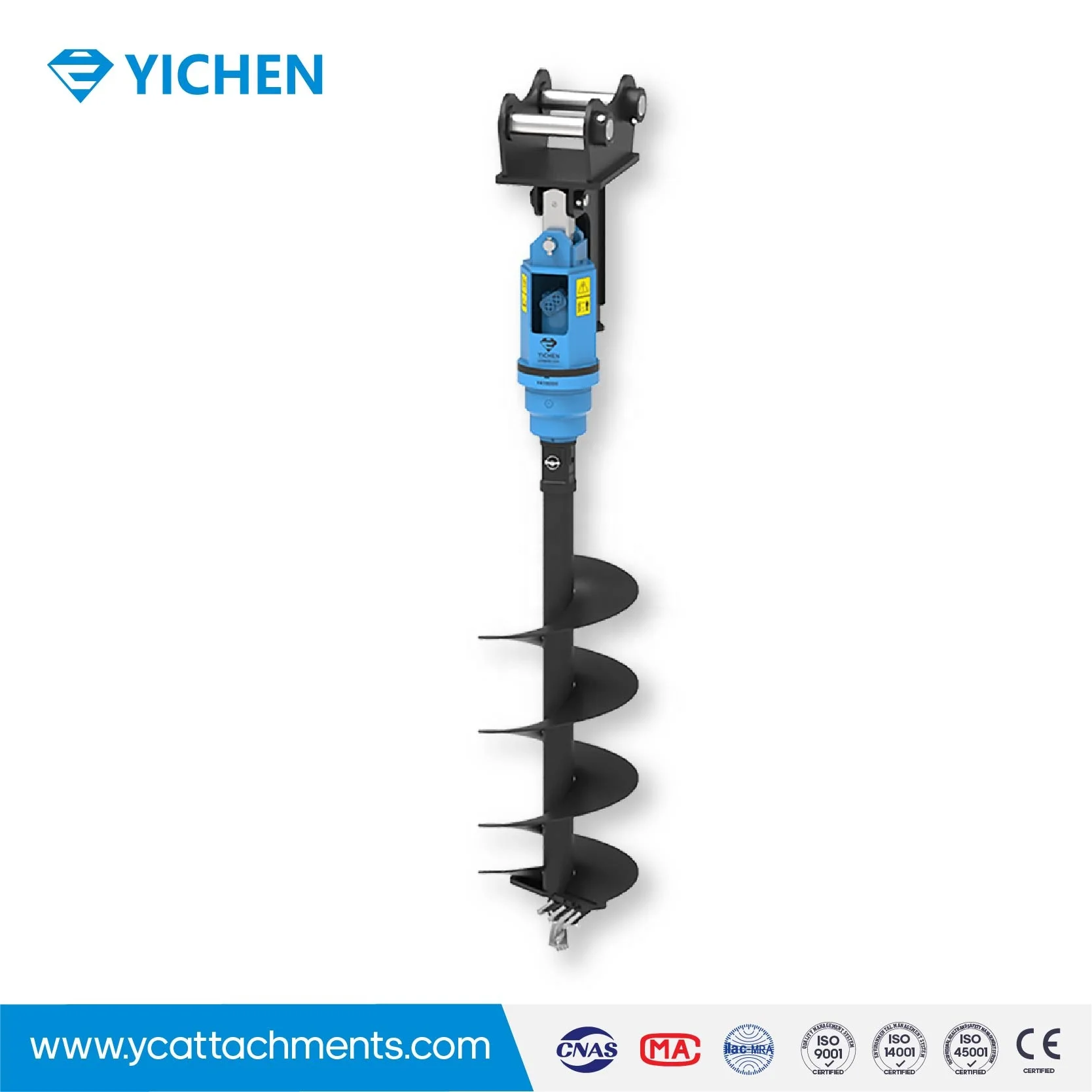 YA18000 Wear-resistant High quality hydraulic motor Hydraulic Foundation pile driving Digger auger drill for Excavator tools