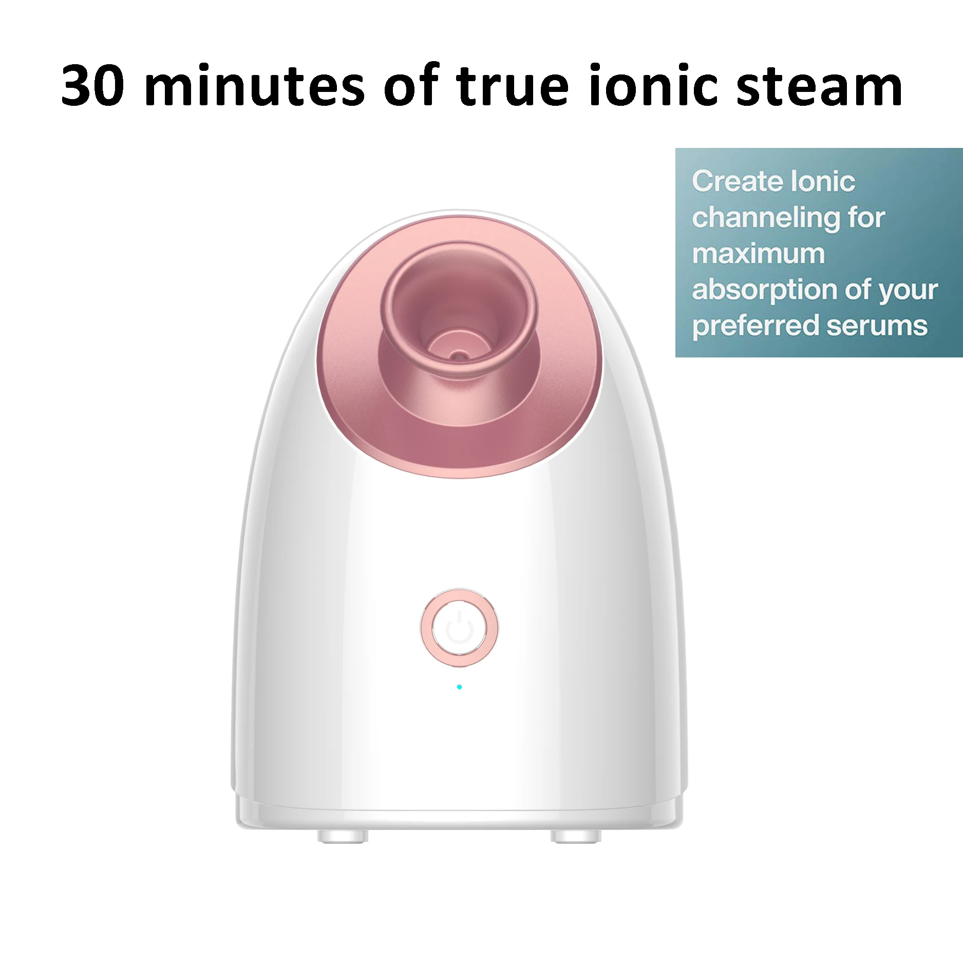 Skin Nano Ionic Facial Steamer Pore Cleaner Moisturizes Hot Water Steam Face Humidifier Unclogs Pores Blackheads Spa