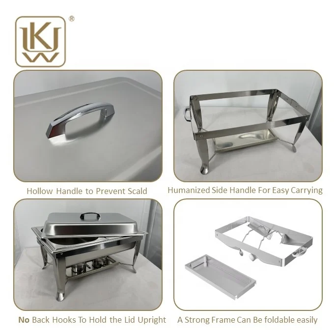 Good Chafing Dish Buffetware Buffet Set Food Warmer Buffet Stainless Steel Chafing Dish For Sale