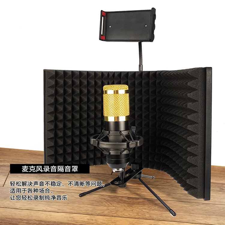 High Standard   and good quality microphone isolation shield for studio  professional