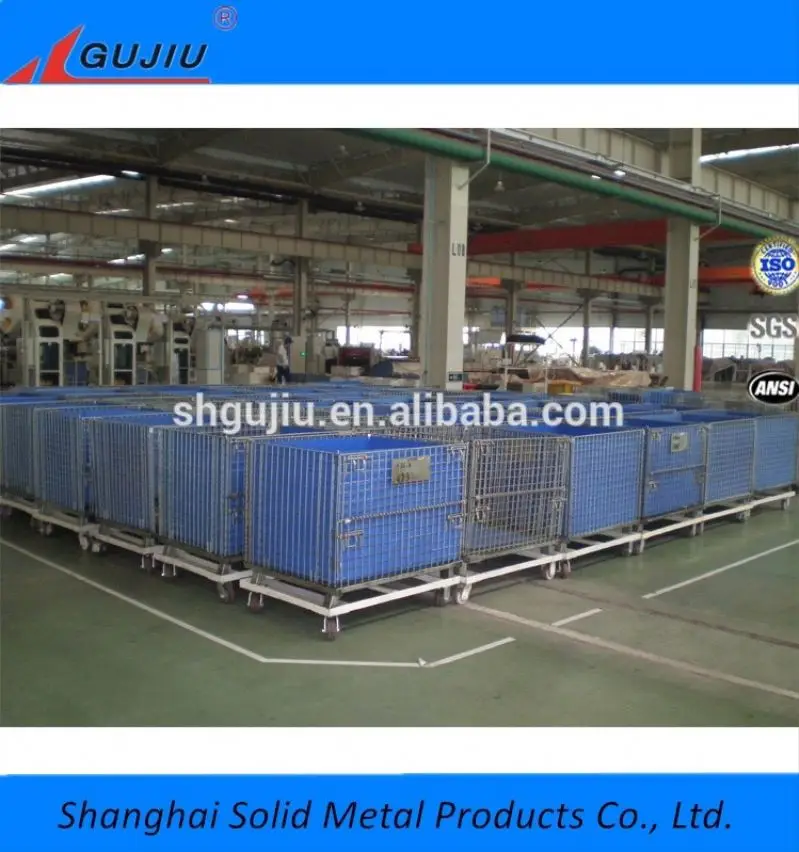 
Collapsible Metal Storage Mesh Stillage Pallet Box Wire Containers 