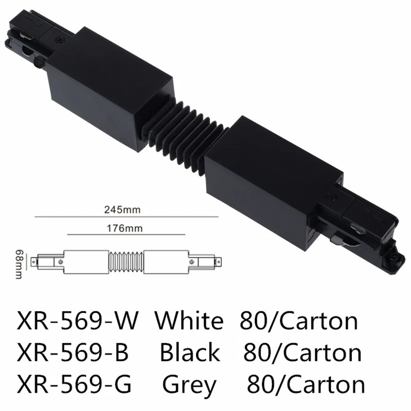 3 circuit spotlight track led track flexible connector connect 4 wires lighting spotlight track