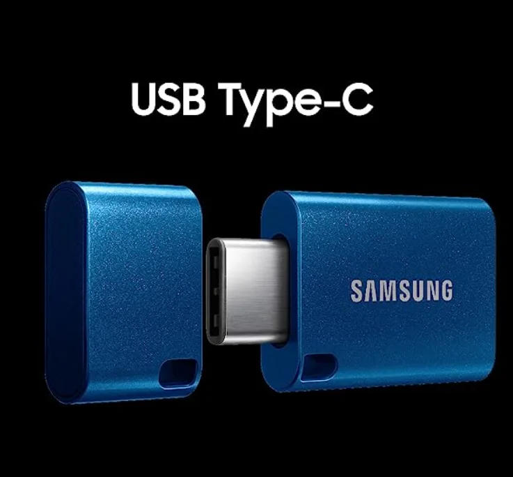 2024 Blue MUF-256DA/AM Type-C USB Flash Drive 256GB Capacity 400MB/s Read Speed 11 Secs Transfer 4GB Files Stick USB