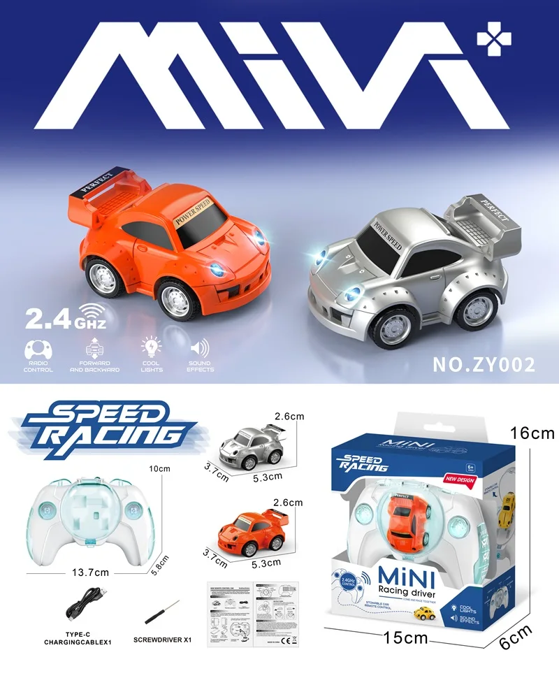 2024 New design 2.4G mini rc car with camera mini micro rc drift cars 1:76 mini rc car 1:87 Shantou toy