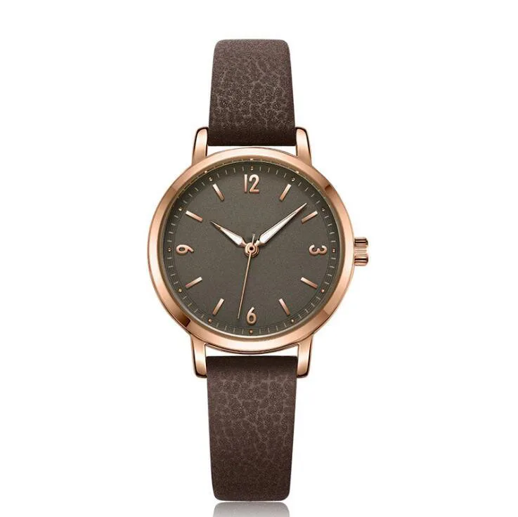 Trendy Lady Minimalist Leather Watch Gift Set Unique Quartz Ladies 30 water resistant Wrist Watches Best Seller