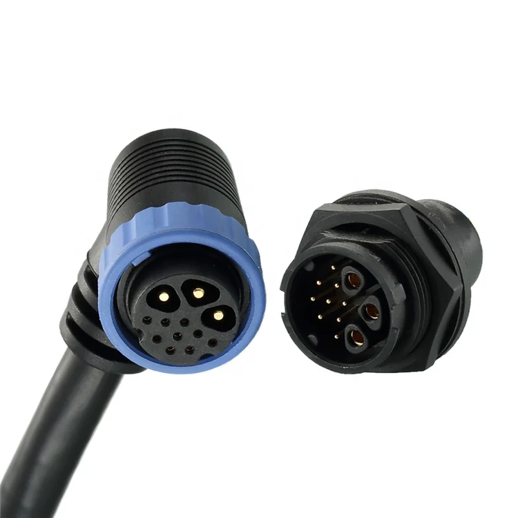 Factory Hot Sales Quick Lock Power Signal Waterproof 3+9pin Cable Connector
