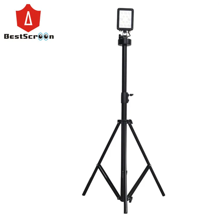 Rechargeable li-ion battery light tower Portable Tower Led Light Tower Floodlight spotlight 1.8m mast