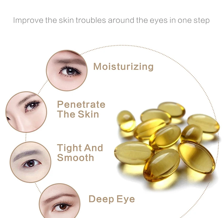 New designed good price cool gel eye mask eye gel pads patches gold anti-wrinkle moisturizing  crystal collagen eye mask