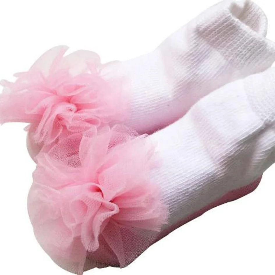 0-12 Months Baby Socks Infant Lace Floral Socks For Princess Girls Bowknots Socks Holiday Birthday Gifts
