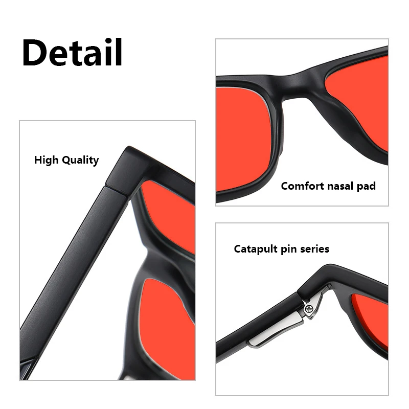 Hot Selling Newest Design Classic Fashion Trend TR90 Black Square Frame Custom Anti Blue Light Eyewear Women Men Glasses