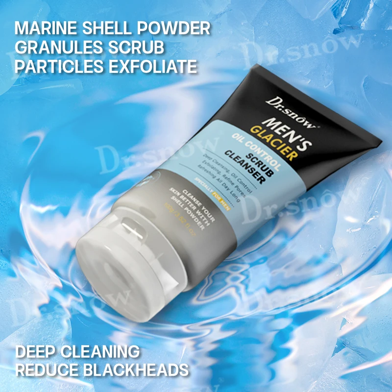 Low Price Men Facial Cleanser Vegan Rich In Vitamins Soft Mild Deep Cleaning Oil Control Smooth Glowing Exfoliating Face Wash