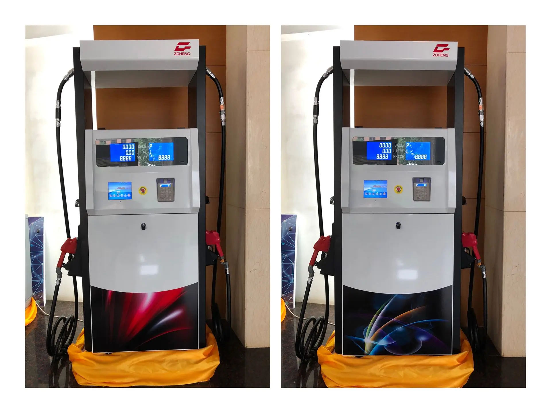 ZCHENG Brand Maker series fuel dispenser six nozzles to Philippines