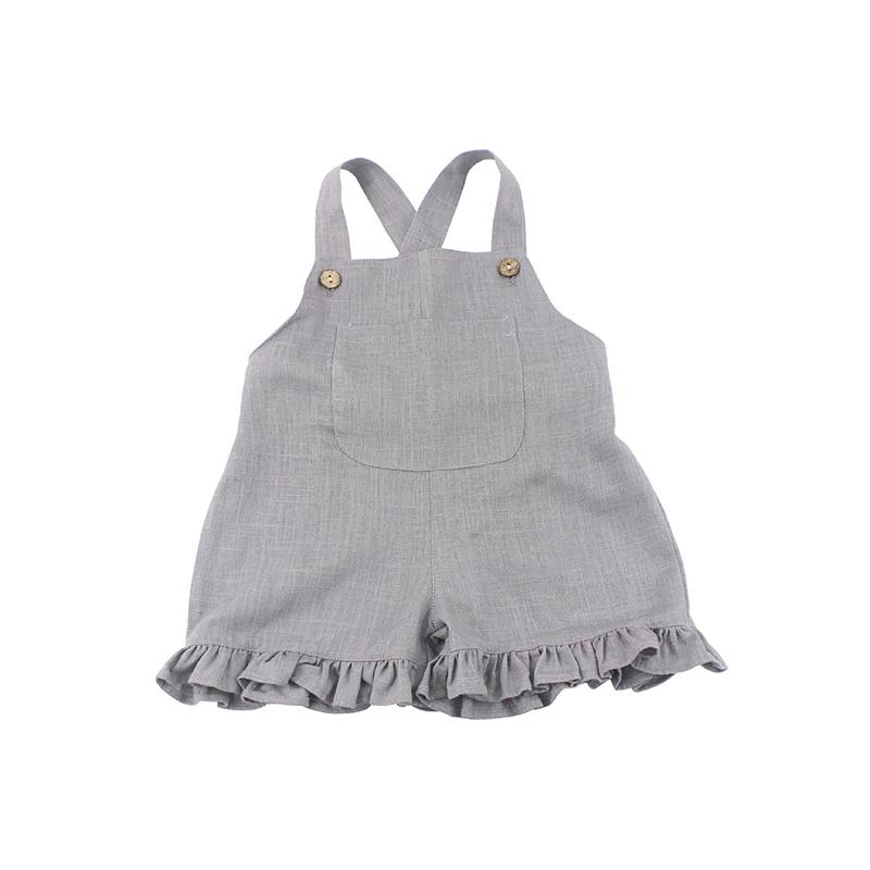 Thailand Clothes Wholesale Baby Clothes Turkey Little Girls Romper Baby Linen Clothes