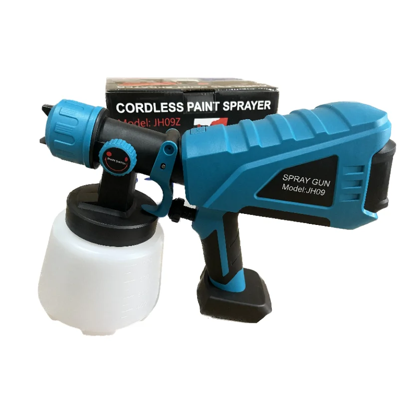 High Pressure Airless Hand Held Portable Electric Cordless Paint Spray Gun