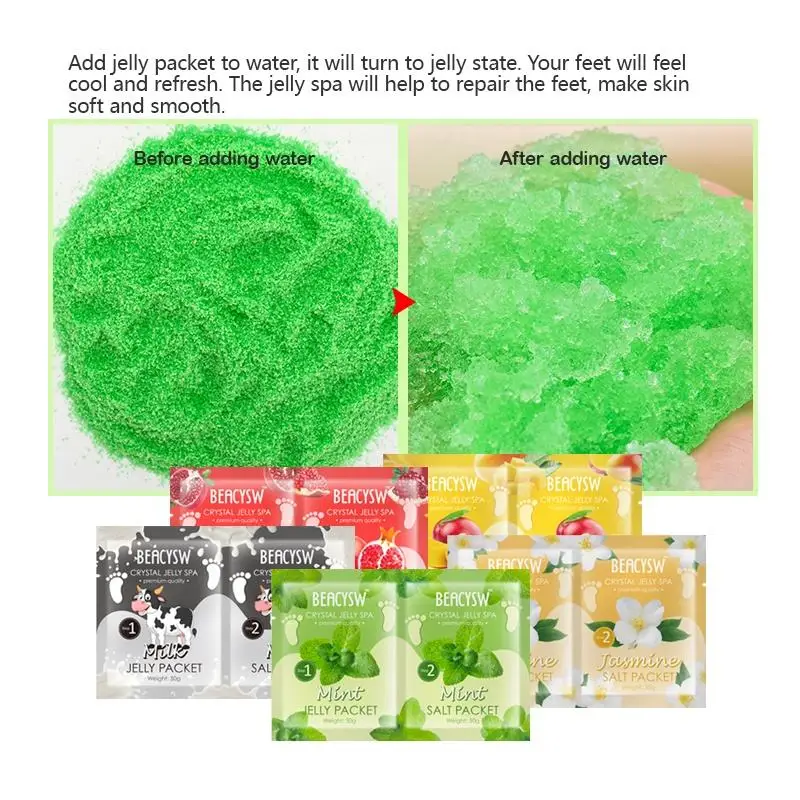 Wholesale Lemon Crystal Bath Salt Jelly Foot Bath Salt Crystal Mud Home Foot Care