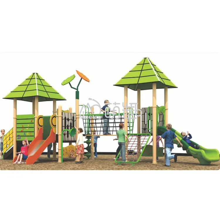 Moetry Wholesale Price Kids Outdoor Indoor Playground Equipment Playhouse with Plastic Slide