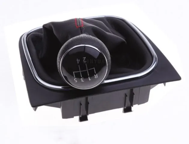 Gear shift handball dust boot/ gear shift knob, dust cover accessories for Golf 6