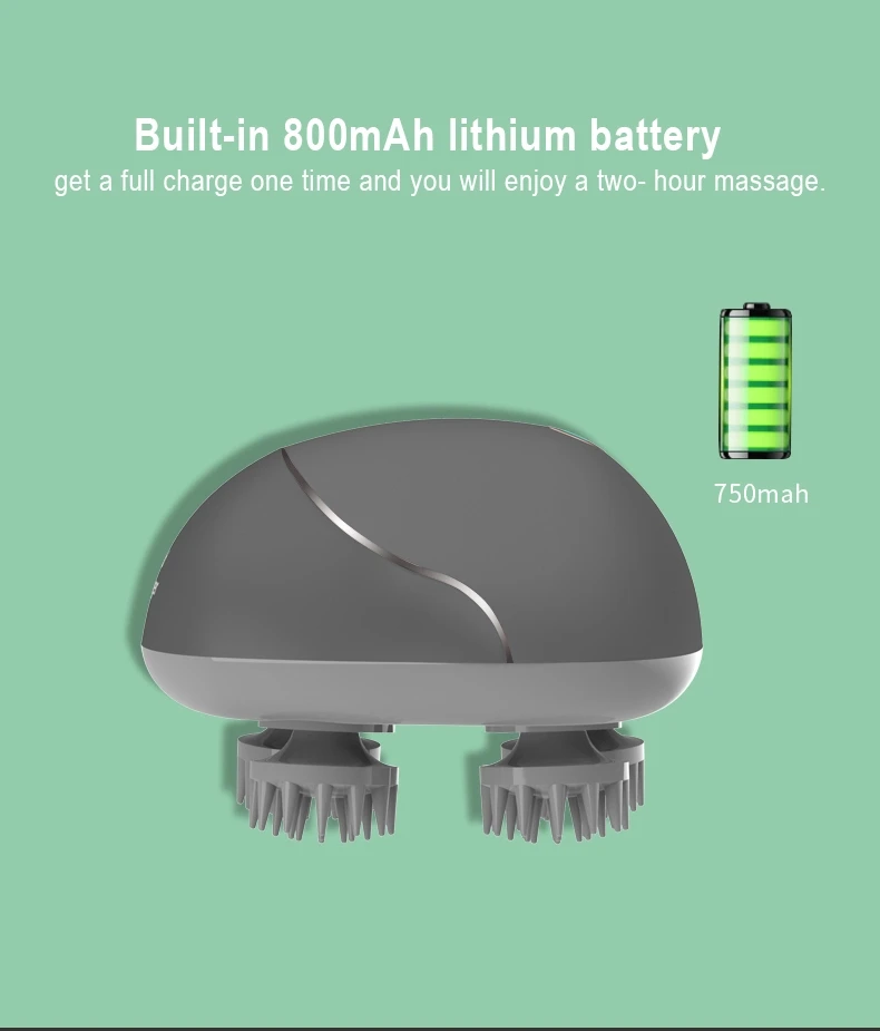 Wholesale price mini shower head massager relaxes the head and promotes blood circulation