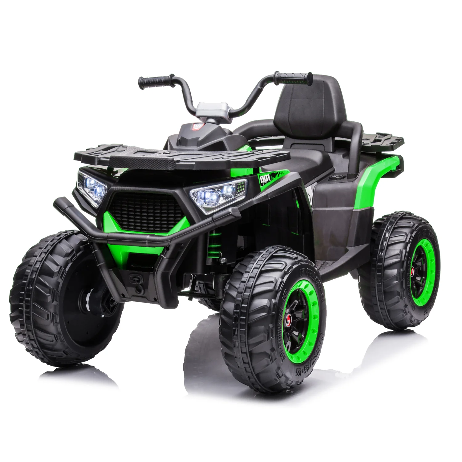 Unisex 4-Wheel ATV 12V Electric Ride-On Car Christmas Gift for Children Remote-Controlled Baby Toys Made Plastic Battery-Powered