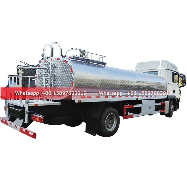 HOWO Auto Water Spraying Truck 15000Liters Stainless Steel Water Tanker Truck Good Price for Sales