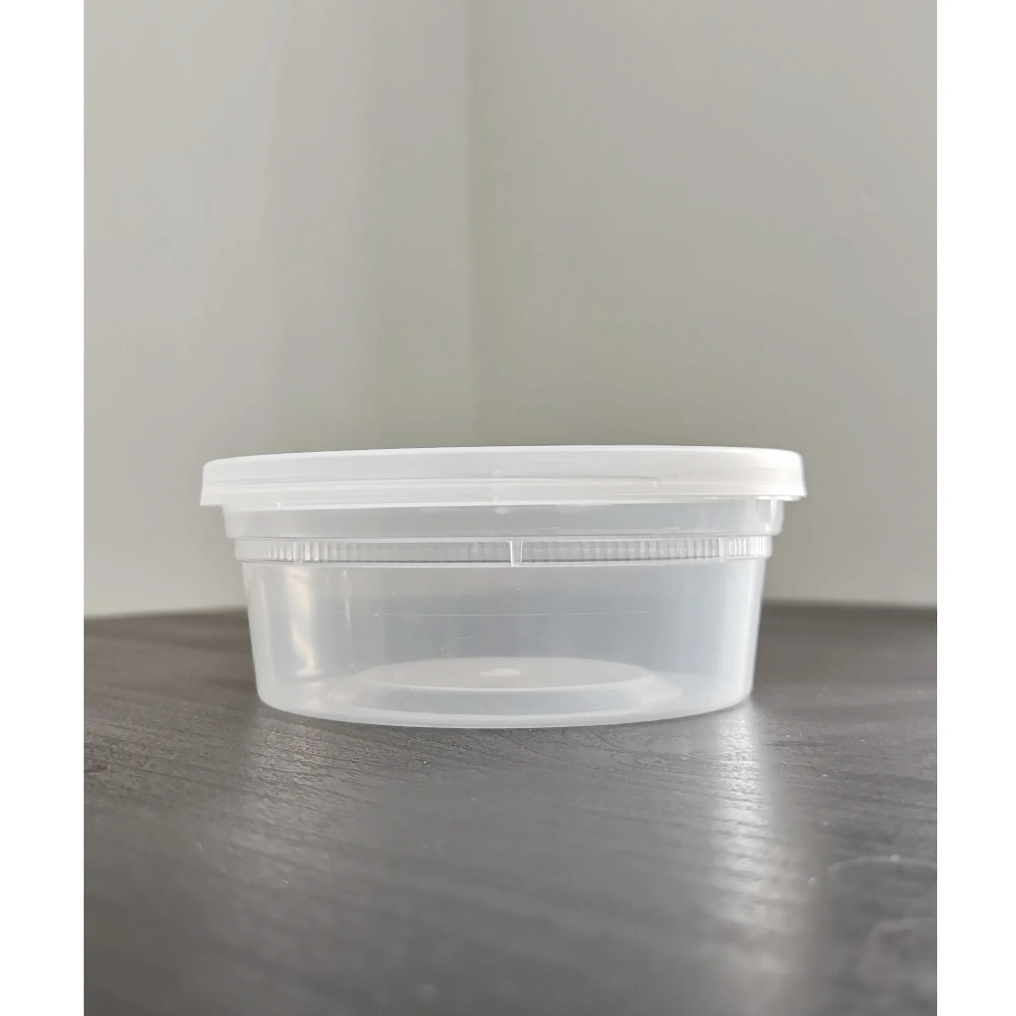 Plastic Deli Food Storage Cup Containers with Lids