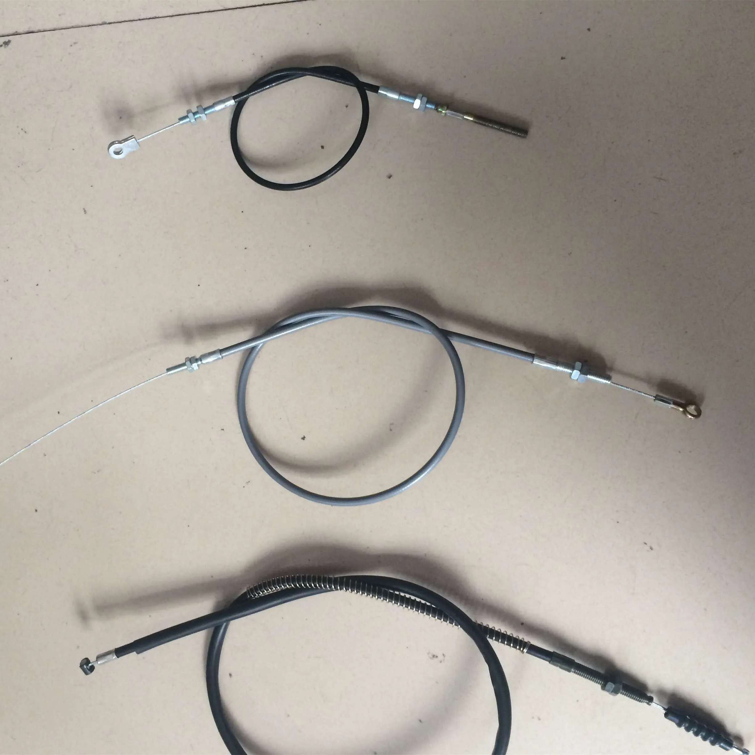 factory supply with good quality OEM auto parts steel wire rope with fittings push pull clutch cable