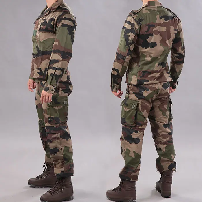 HuiFang  Camouflage French F1 / F2 Uniform With Test Uniforms Tactical For Sale