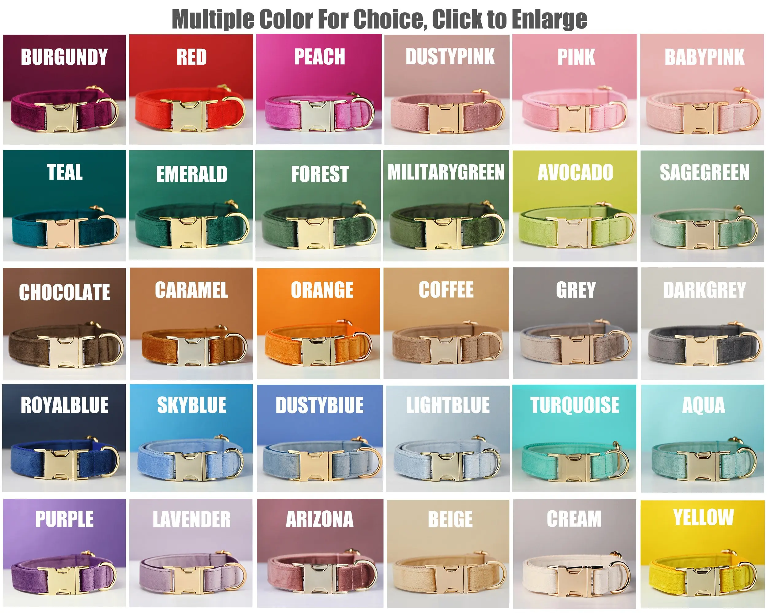Velvet Adjustable personalized Luxury Custom Luminous Dog Collars Manufacturer Pet Collars Leashes