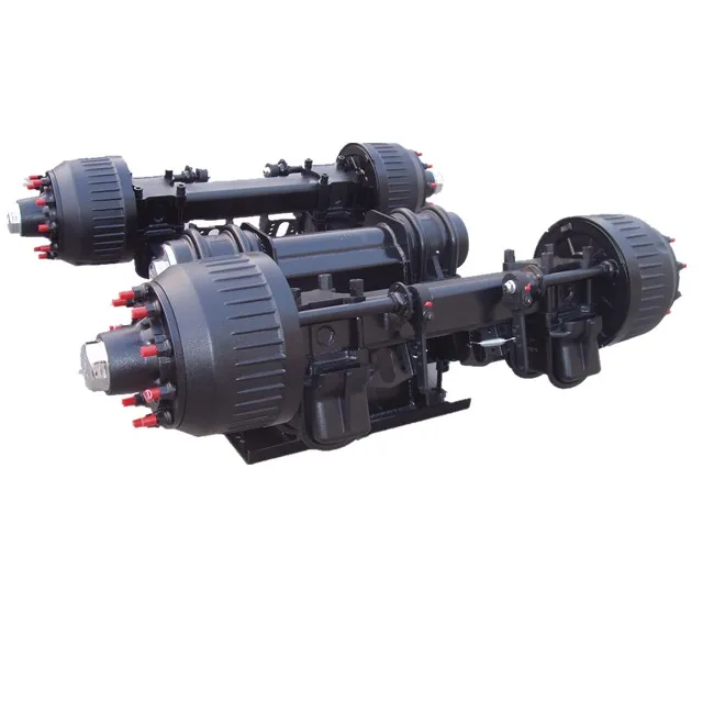 Factory Manufacture 24t Germany Type Bogie Suspension Use Trailer Axle