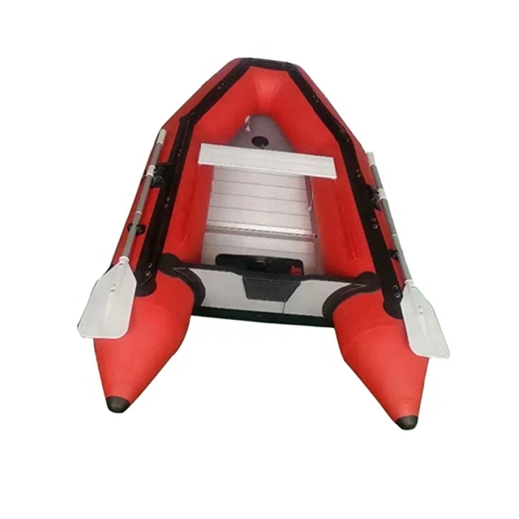 
Competitive single or double red and white small Inflatable kayak safty inflatable water boat 