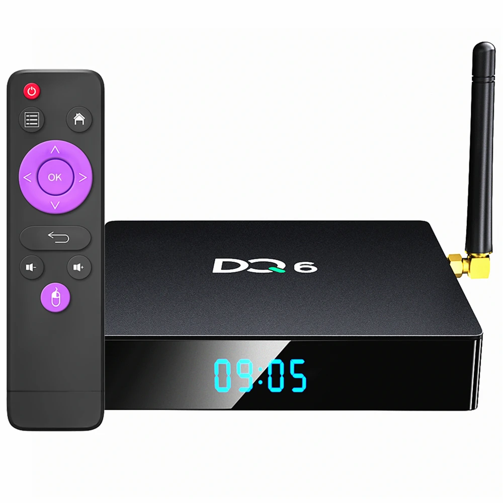 2020 DQ6 Потоковое вещание tvbox изготовленный на заказ 2 ГБ 4 оперативной памяти 16 32 Гб встроенной 64 rom умный iptv 4k HD h96 max x96 mini tx6s Декодер каналов кабельного телевидения android 10 tv