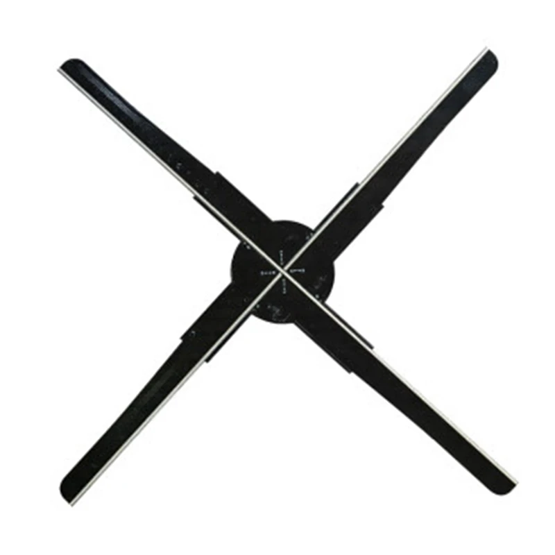 Ultra-Quiet 30cm Desktop 3D Holographic Fan Plug-and-Play USB Powered with Office Product Presentations