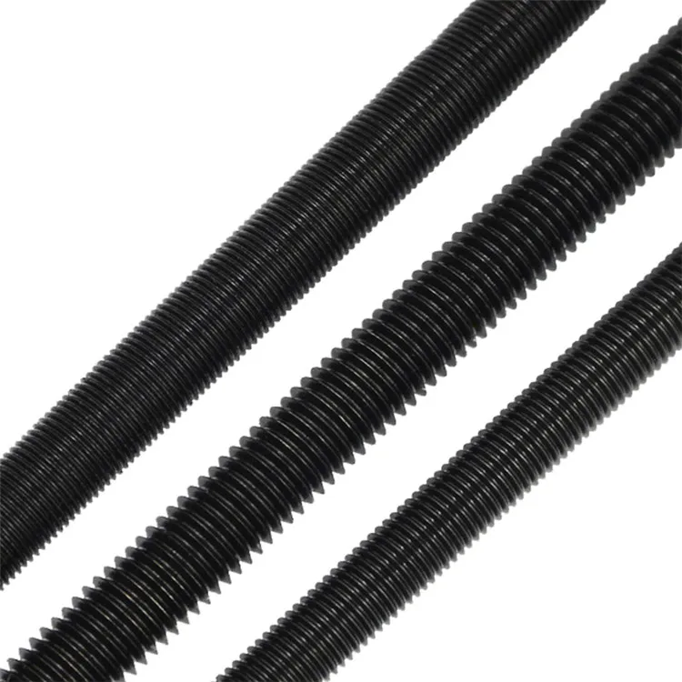 Factory Direct High Carbon Steel black 8.8 10.9 12.9 grade threaded rod