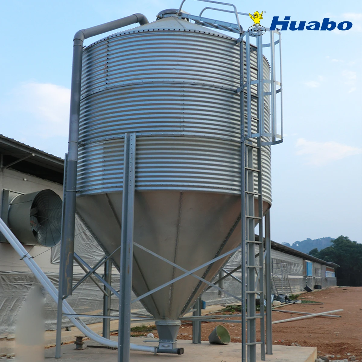 
 Кормовой силос для хранения Ячменного Зерна  