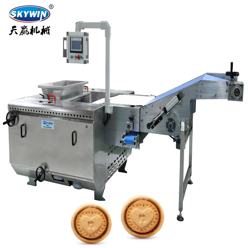 SKYWIN Soft Biscuit Line Industrial Cookie Making Soft Cracker Making Machine Biscuit Packing Machine Cookie Production Line