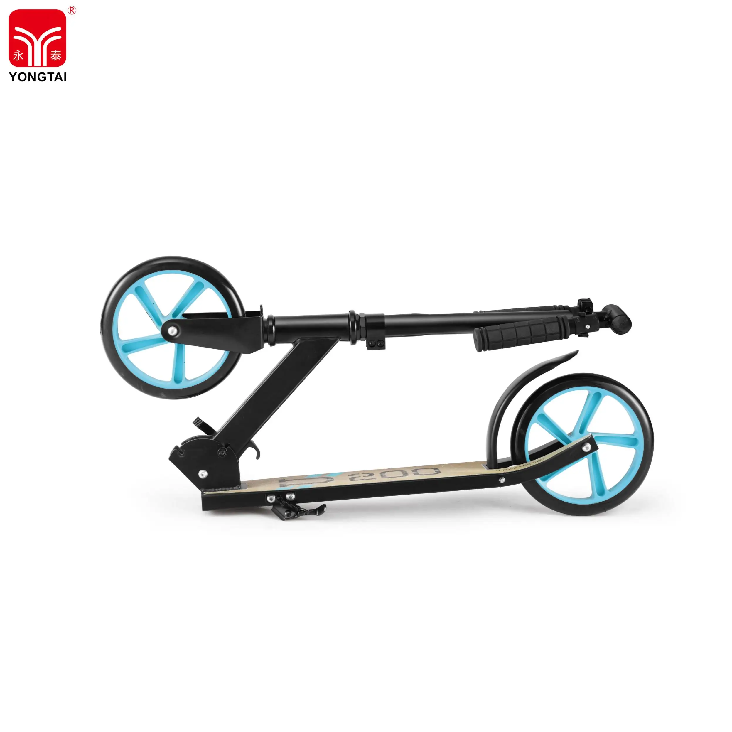 Big Wheels Scooter for Adult and Teens Foldable Kick Scooter with Adjustable Handle Bar 200MM PU Wheels Pedal Scooter