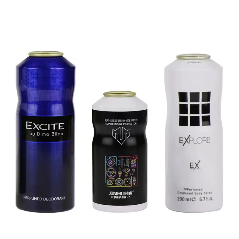 All Shapes Kinds Custom Aluminum Aerosol Can With Valves Bag On Valve BOV Good Mist China Supplier
