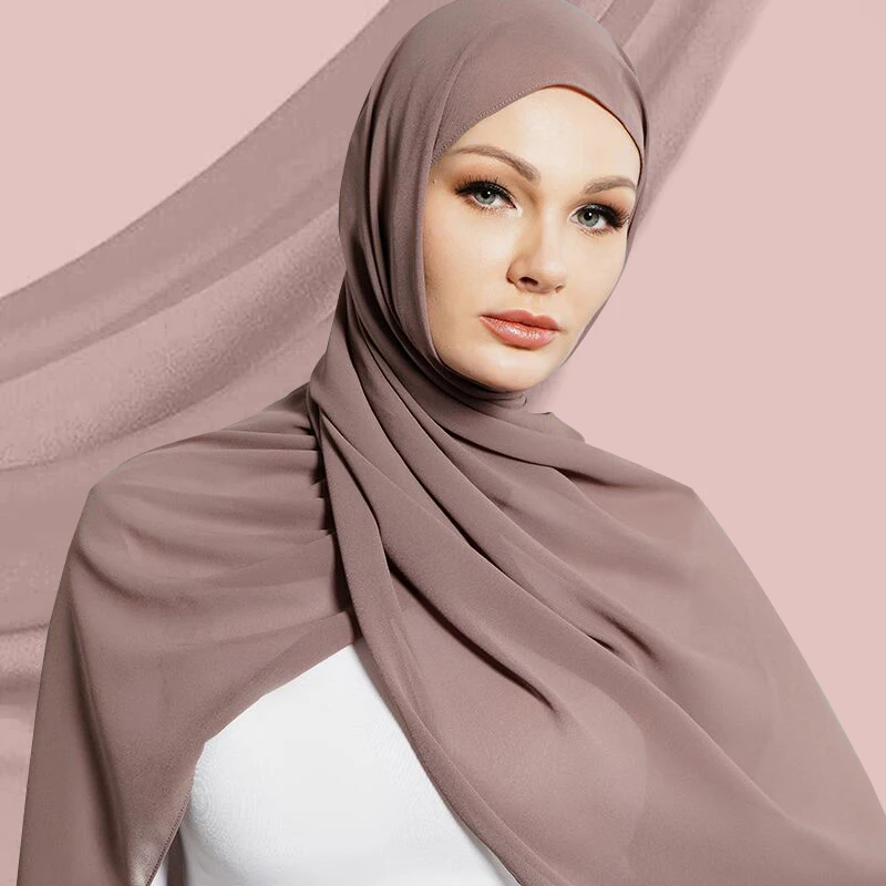 2019 New Design Shemale Gift Chiffon Silk The Girls Scarf With Soft Touching
