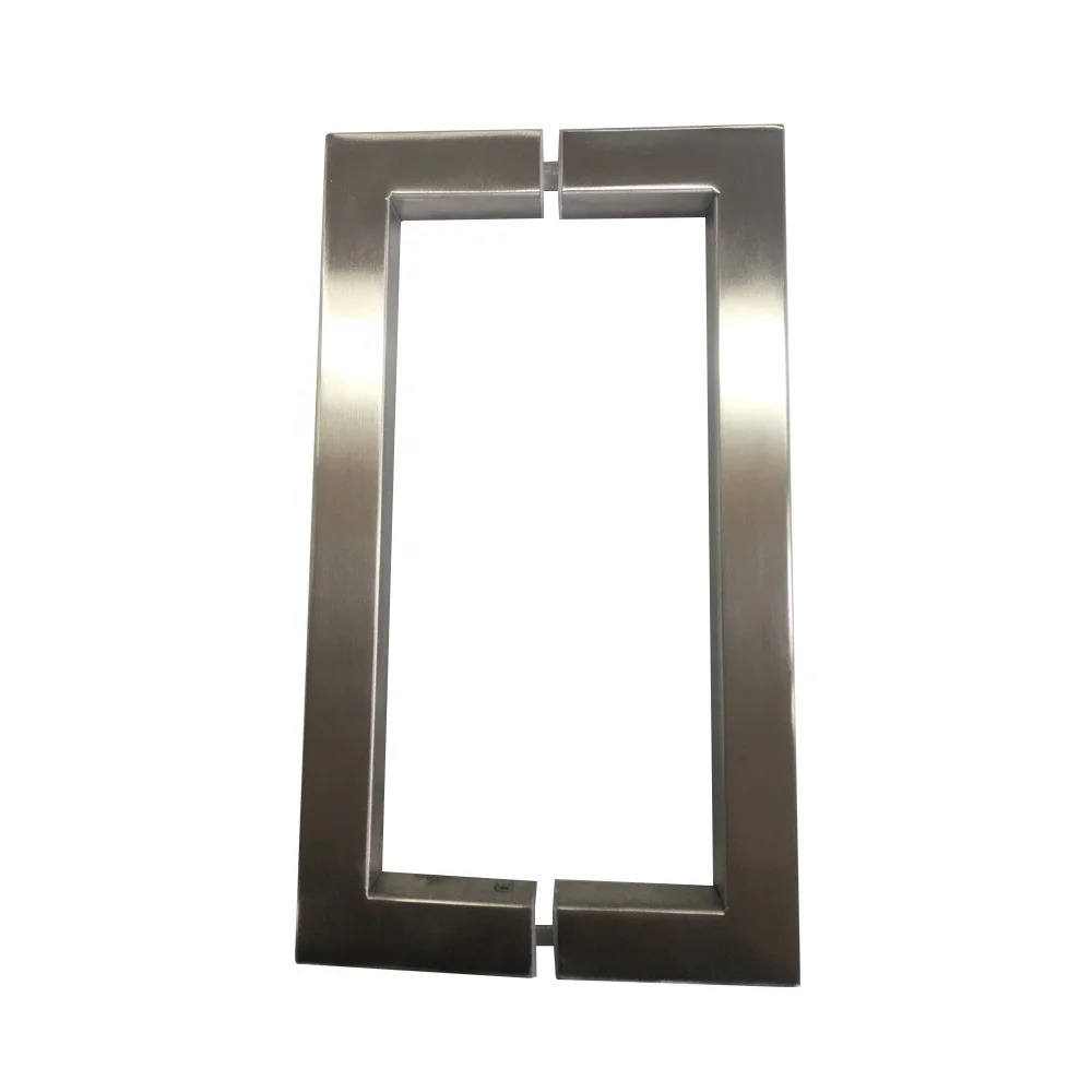 Металлическая трубка для ванной комнаты размер 19*19*1 0 мм C/C Длина 153 матовый никель квадратные латунные Натяжные ручки