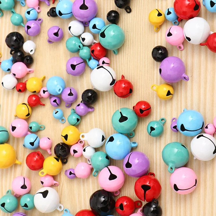 8mm-18mm Metal Bell DIY Christmas Shiny Jingle Bells for Festival Party Decorations Jewelry Dog Cat bell