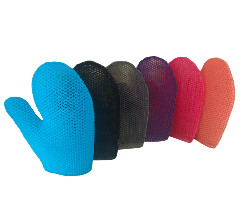 Newly Honeycomb TPU Material Body Exfoliating Gloves Bath Shower Massage Spa Mitt