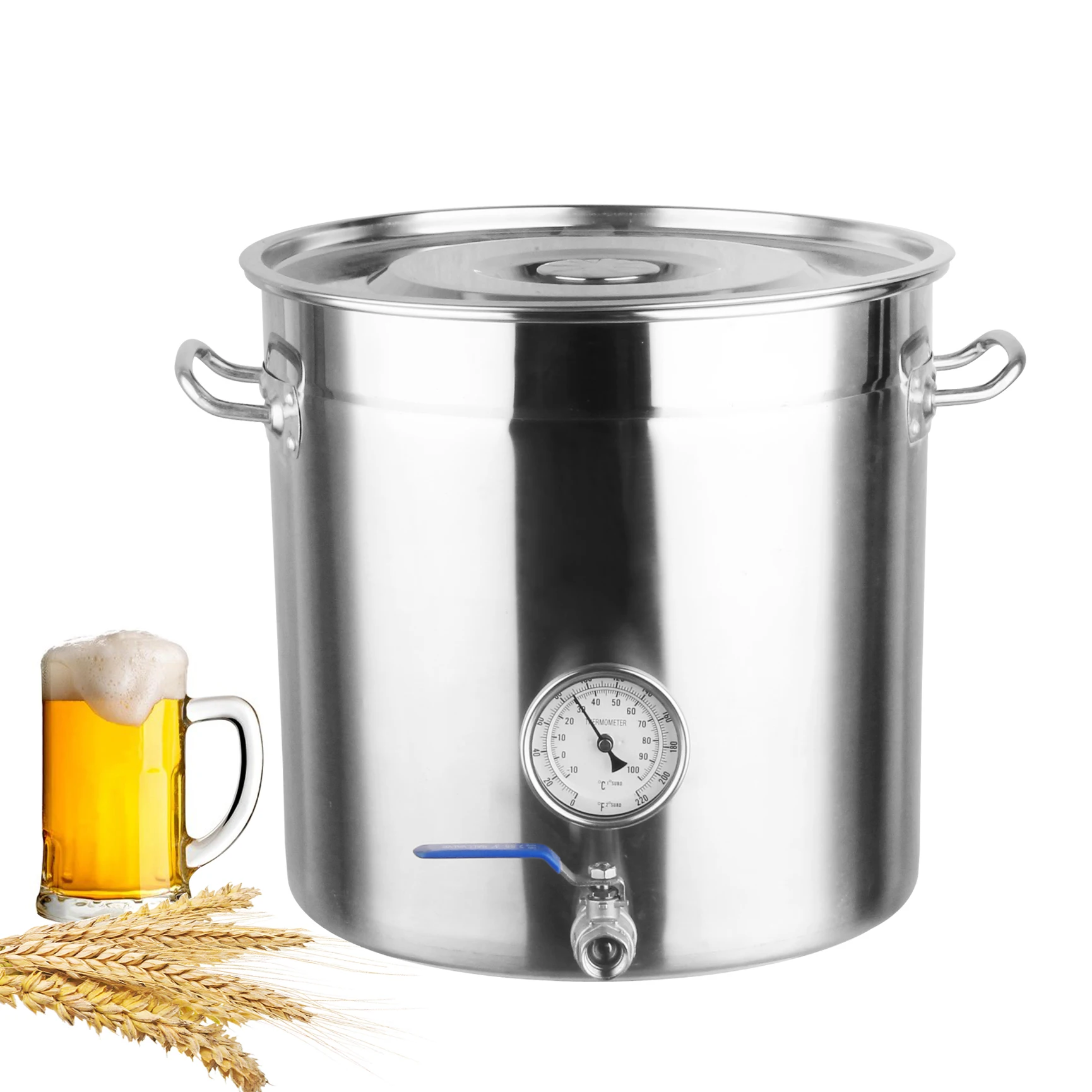 Restaurant Home Mini 304 Brew Kettle Pot Micro Beer Brewing Set Homebrew System Beer Brewery For Sale